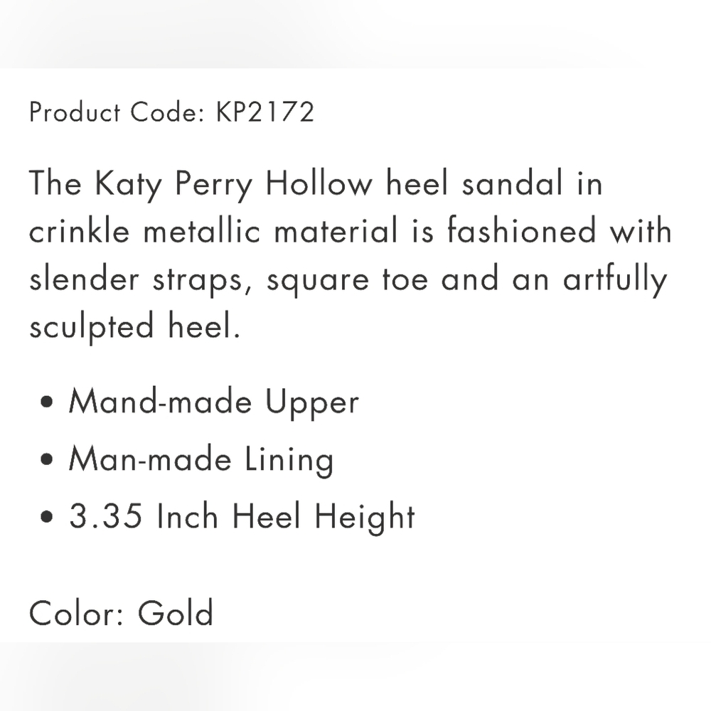 Katy Perry Hollow Heel Sandal - Picture 10 of 10
